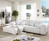 Couch Marbeya Weiß 290x110 cm mit Schlaffunktion Big-Sofa Bild 2