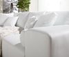 Couch Marbeya Weiß 290x110 cm mit Schlaffunktion Big-Sofa Bild 4
