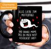 MoonWorks Tasse Kaffee-Tasse Danke dass du mich nicht geschluckt hast Geschenk Mama, Keramik Bild 2