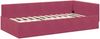 vidaXL Eckbettgestell mit Kopfteil Weinrot 80 cm x 200 cm Samt 42016065 Bild 4