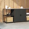 vidaXL Aufbewahrungsset für die Küche HATTEM 2 pcs Schwarz 3392680 Bild 4