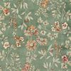 Orientalischer Samt-Teppich Fransen Oriental Flowers Grün - 195x300x0,5cm Bild 2
