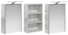 vidaXL Badezimmerschrank-Set 3 pcs 126 x 16 x 62,5 cm Holzwerkstoff 3403835 Bild 5