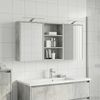 vidaXL Badezimmerschrank-Set 3 pcs 126 x 16 x 62,5 cm Holzwerkstoff 3403835 Bild 4