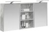 vidaXL Badezimmerschrank-Set 3 pcs 126 x 16 x 62,5 cm Holzwerkstoff 3403835 Bild 3