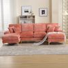 LVHOM Loungesofa 272x136x88 cm, 4-6 Personen, 6-Sitzer Chenille U-Shape Sektionssofa/Modulares Sofaset/Schlafsofa/Ecksofa/Relaxliege Bild 5
