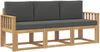 vidaXL Outdoor-Sofagarnitur 3 pcs 3387171 Bild 2