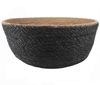 vidaXL Pflanzenkübel mit Griffen Schwarz Ø 45 x 36 cm 100% Seegras 42012264 Bild 2