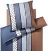JOOP 'Cornflower Stripe' Bettwäsche, Baumwolle, Ocean, 135x200 cm + 80x80 cm Bild 2