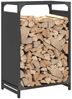vidaXL Brennholzregal Schwarz 44x28x65 cm Kaltgewalzter Stahl 864195 Bild 4