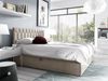 Boxspringbett 'Paremo M24', beige, 140x200 cm Bild 2