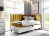 Boxspringbett Chapeni 'Junior 3' gelb 90x200 cm Rechts Bild 2