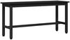 vidaXL Esstischbank 2 pcs Schwarz Eichen-Optik 100 x 32,5 x 48,5 cm 873751 Bild 4