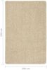 vidaXL Shaggy-Teppich Creme 200x290 cm Rutschfest 340391 Bild 5