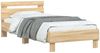 Bettgestell, Einzelbett ohne Matratze mit Kopfteil Sonoma-Eiche 90x190 cm Bild 4