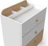 Schubkastenkommode >EDAJ< in weiß - 72,8x81,6x40,9cm (BxHxT) Bild 3