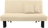Faltsofa Kalomira Bezug Flachgewebe Metall schwarz / beige 21490 Bild 3