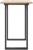 vidaXL Esstisch O-Gestell 100x50x75 cm Massivholz Kiefer und Stahl 3282675 Bild 5