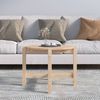 Couchtisch, Sofatisch Ø 62,5x45 cm Massivholz Kiefer Bild 3