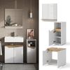 Badmöbel-Set Marelle Weiß 3 Teile, mit Midischrank Vicco Bild 2