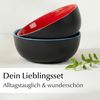 MiaMio Kombiservice Tafelservice 18tlg Geschirrset 6 Personen Kombiservice Keramik - Bunt (18-tlg), 6 Personen, Steingut, 18 Teile, für 6 Personen Bild 2