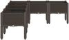 vidaXL Pflanzkasten mit Beinen Braun 160x120x42 cm PP 367910 Bild 4