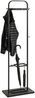 Garderobenständer >55551< in Haken chrom, Gestell schwarz - 54x175x30 (BxHxT) Bild 4