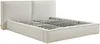 Vente-unique - TAVESO Bett Stoff Beige - B 214 cm x H 92 cm x L 234 cm Bild 3