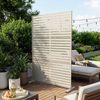 Trennwand Nodepp verzinkter Stahl 180x120 cm Knoblauchbeige [casa. pro] Bild 5