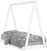 vidaXL Kinderbett Weiß 70x140 cm Massivholz Kiefer 834526 Bild 2