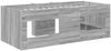 vidaXL Hochbett für Kinder 2 pcs Grau Sonoma 90x190 cm Holzwerkstoff 3422584 Bild 4