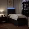 vidaXL Boxspringbett mit Matratze Dunkelbraun 90x200 cm Stoff 3294249 Bild 4