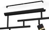 Eglo 900176 Deckenleuchte LURONE E27 4X10W Stahl schwarz, messing L:100cm B:5cm H:27cm dimmbar Bild 3