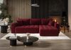 Ecksofa Schlafsofa CAMILA Stoff Monolith Rot Ottomane Rechts Bild 5