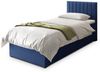 Masseno Boxbett BRESEL 90x200 cm mit Bonell Matratze und Topper, Einzelbett, Jugendbett, Polsterbett mit Kopfteil, Boxspringbett Bild 3