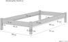 Erst-Holz Einzelbett natur 100x200 Bild 5