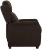 vidaXL Liegestuhl Dunkelbraun 66,5 x 94 x 101,5 cm Polyester 340157 Bild 3