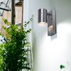 LED Wandleuchte, Edelstahl, Bewegungsmelder Bild 4