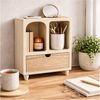 HTI-Living Schmuckkasten Minikommode mit Schublade MDF Aufbewahrungsschrank mit offenen Fächern (1 Minikommode ohne Dekoration) Bild 2