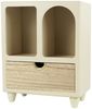 HTI-Living Schmuckkasten Minikommode mit Schublade MDF Aufbewahrungsschrank mit offenen Fächern (1 Minikommode ohne Dekoration) Bild 3