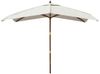 vidaXL Sonnenschirm mit Holzmast Sandfarben 300x300x273 cm 363191 Bild 3