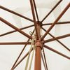 vidaXL Sonnenschirm mit Holzmast Sandfarben 300x300x273 cm 363191 Bild 5