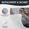 Sanilo Duschmatte, mit Motiv, rutschfest, waschbar, quadratisch, 230 extra starke Saugnäpfe, Kunststoff PVC, 53 x 53 cm, Marmor Abstrakt Bild 4