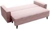 Goldstoff Schlafsofa Cordstoff - LUX 225 cm - Sofa mit schlaffunktion und Bettkasten Bild 3