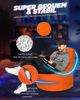 Patchhome Gamer Sitzsack, bereits befüllt, Polyester orange, Ø 65 cm Bild 5