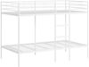 vidaXL Etagenbett ohne Matratze Weiß 100x200 cm Stahl 42000331 Bild 2