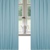 Haus und Deko Verdunkelungsvorhang Verdunklungsgardine Blackout Kräuselband Vorhang blickdicht 135x245 (1 St), Kräuselband, abdunkelnd, Polyester Bild 2