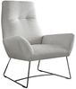 KAWOLA Sessel BISA Cord hellgrau 102 x 81 x 82 cm Bild 3
