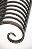 Gartenbank SIZON - Metall Bronze 156x46x78 cm | Gartenliege Metall Sonnenliege Antik Vintage Gartenstuhl Lang 1 Sitzer Bild 4