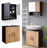 Badmöbel-Set Irma Goldkraft Eiche/Anthrazit 2 Teile, Unterschrank 60 cm Vicco Bild 2